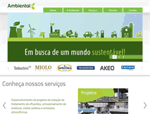 Tablet Screenshot of ambientalsc.com.br